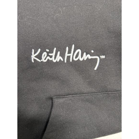 Jungles Jungles x Keith Haring Chenille Hoody in Black Size S. Authentic - Picture 12 of 12